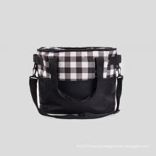 Plaid Oversized Cooler Bag